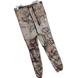 VICTORIOUS Atlas DaVinci SWEATPANTS Mens Size Medium Jogger Striped‎ side Hems